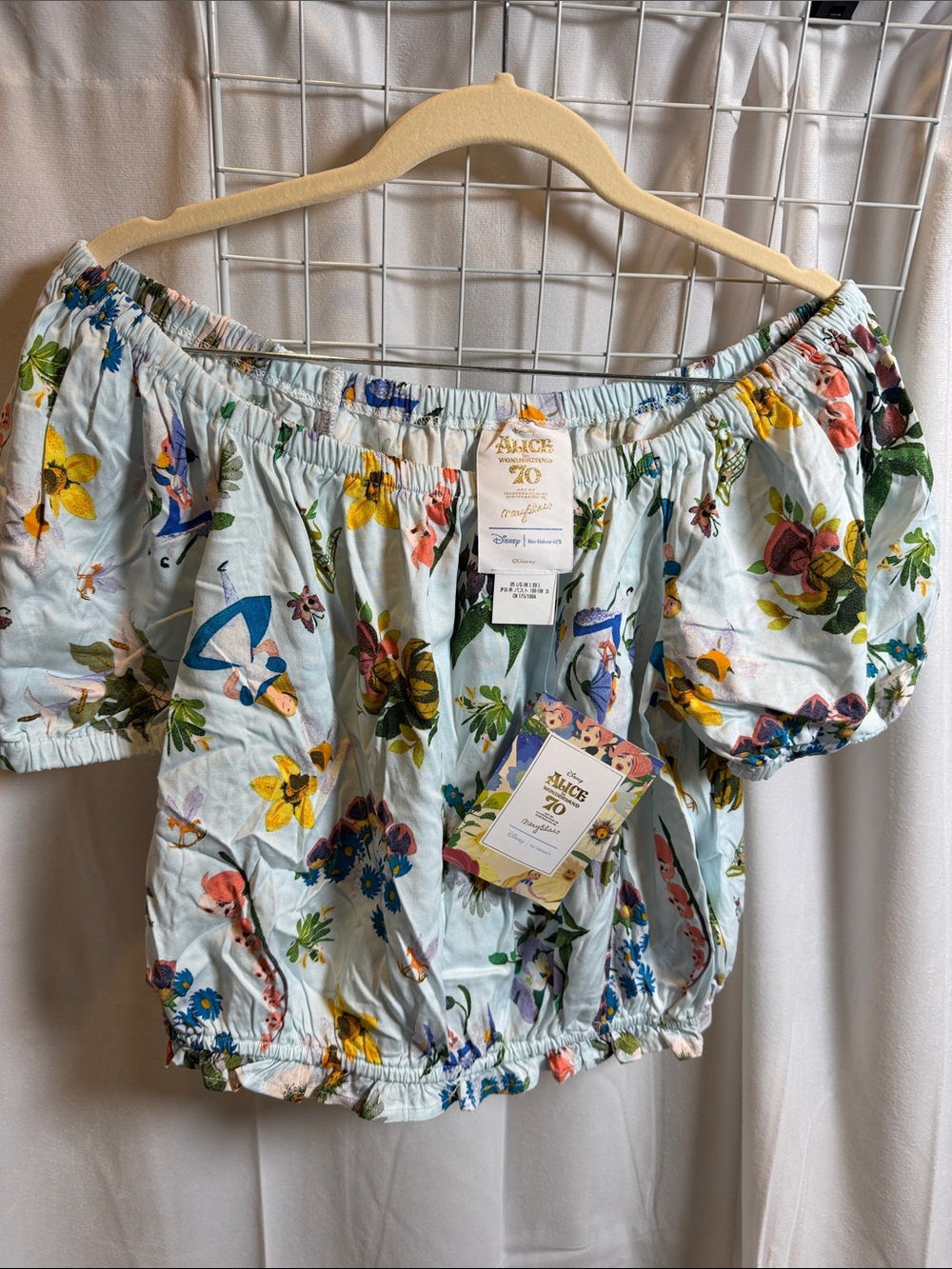 Disney Alice in Wonderland top off shoulder her universe